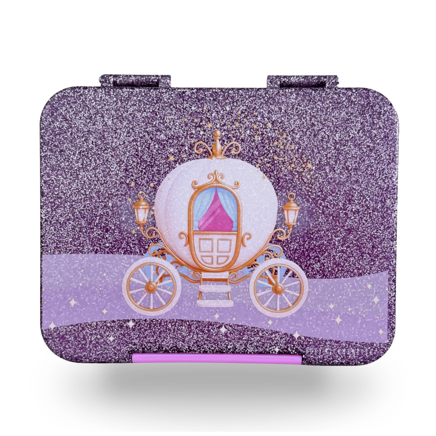 Princess Carriage Personalised Glitter Kids Lunch box – Leakproof  BPA-Free School Bento Box