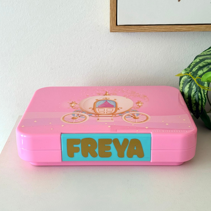Girls Personalised leak Bento Lunch Box 