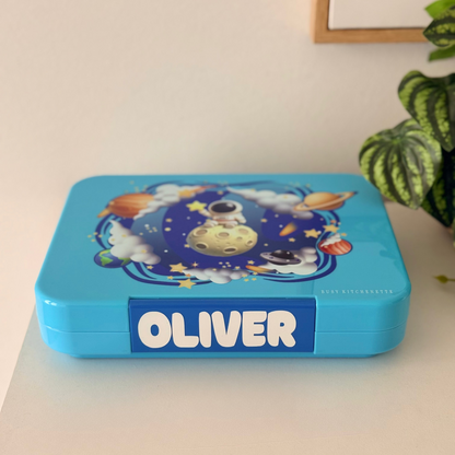 Boys Personalised leak Bento Lunch Box 