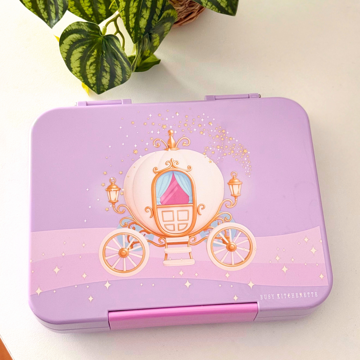 Girls Personalised leak Bento Lunch Box 