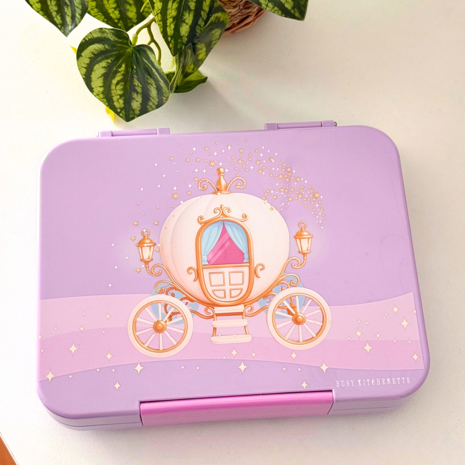 Girls Personalised leak Bento Lunch Box 