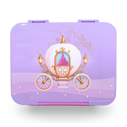 Princess Carriage Kids Bento Lunchbox – Leakproof BPA-free School Lunch Box Australia